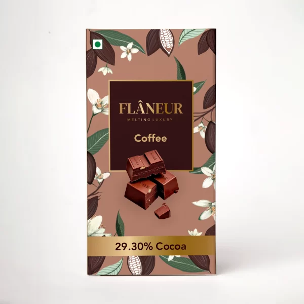 Coffee - 100gm Premium Bar Front