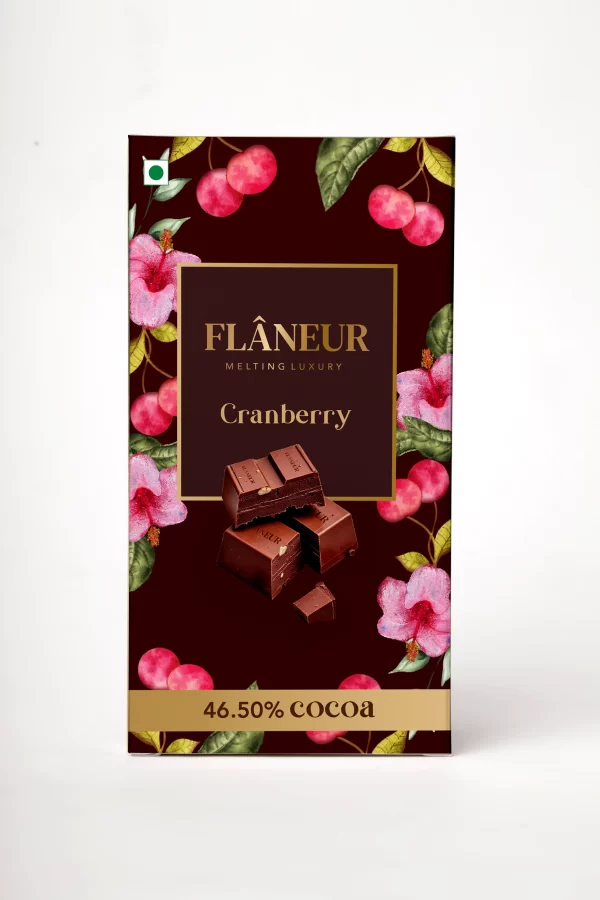 Cranberry – 100gm Premium Bar Front