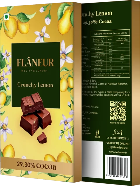 Crunchy Lemon - 100gm Premium Bar