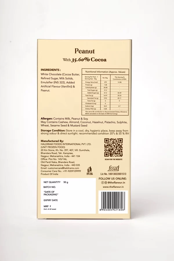 Peanut - 100gm Premium Bar Back