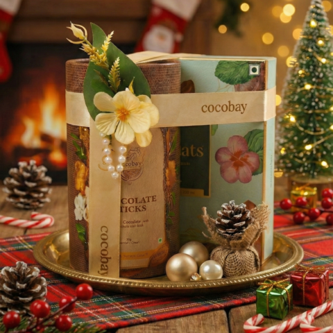 Caramel Luxe New Year Hamper – Tiramisu Squares & Butterscotch Bricks