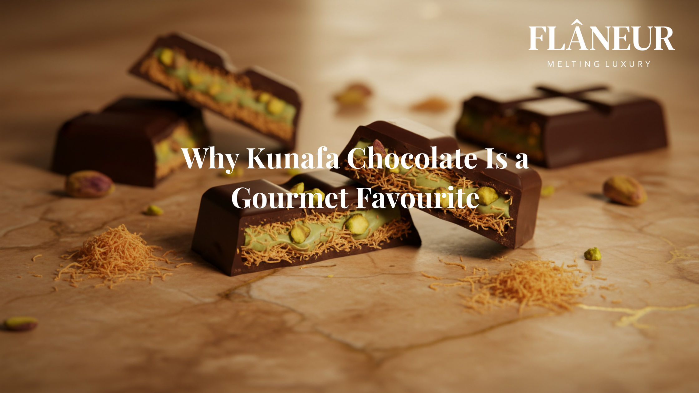 Why Kunafa Chocolate Is a Gourmet Favourite